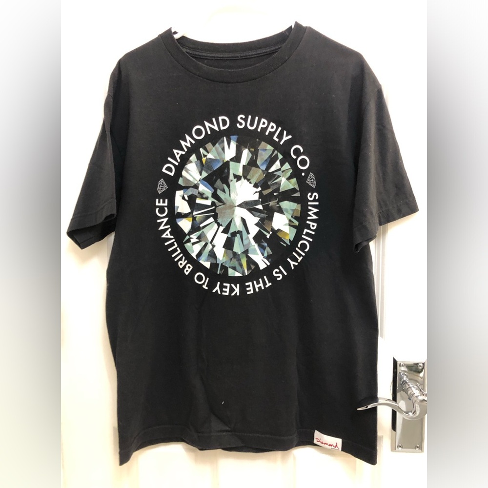 Diamond Supply Co. Black Diamond print Sz.M T-Shirt VINTAGE.